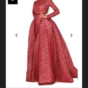 Long sleeve Red Dress